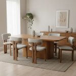 Mesa madera comedor Moderno diseño Capri