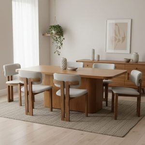 Mesa madera comedor Moderno diseño Capri - SILVINA C (1)