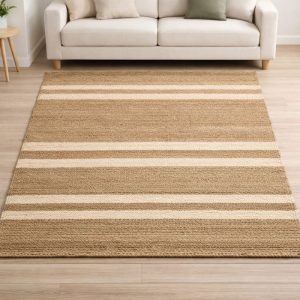 Alfombra Nórdica Yute algodón rectangular Vera - SILVINA C