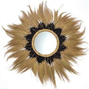 Espejo redondo decorativo Fibra 70cm Jungle - SILVINA C (11)