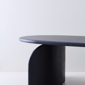 Mesa centro ratona madera Mango ovalada black Cler - SILVINA C (4)