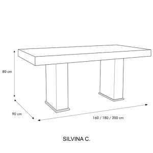 Mesa comedor madera diseño Guatambú Tron - SILVINA C 6 (2)