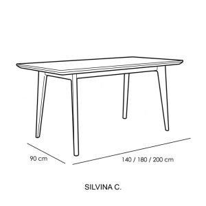 Mesa madera Nórdica diseño Guatambú Ken (4)