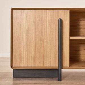 Rack tv living madera Paraíso Japandi - SILVINA C (4)