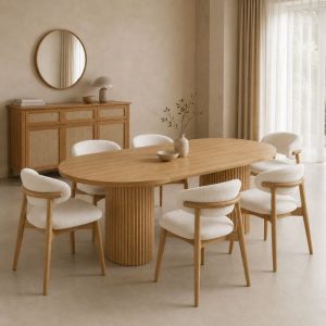 Silla comedor Nórdica diseño madera Paraíso Verba - SILVINA C 787