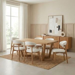 Silla comedor Nórdica diseño madera Paraíso Verba - SILVINA C 9