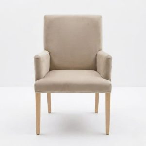 Sillón apoyabrazos puntera tapizado madera Juana - SILVINA C (5)