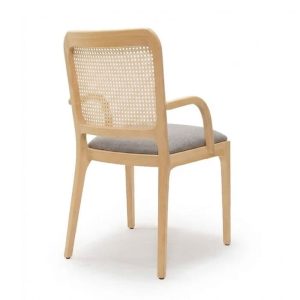 Sillón cabecera apoyabrazos madera esterilla Lulú - SILVINA C (4)