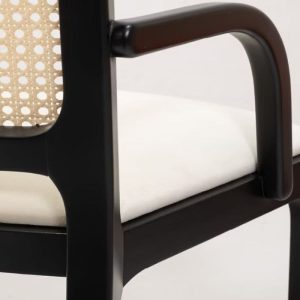 Sillón cabecera apoyabrazos madera esterilla Lulú - SILVINA C (6)