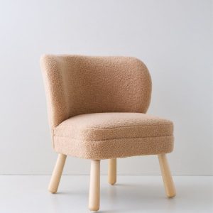 Sillón individual living Nórdico Bouclé Lowy - SILVINA C (3)