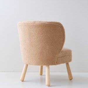 Sillón individual living Nórdico Bouclé Lowy - SILVINA C (4)