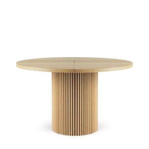 Mesa redonda extensible madera varillada Nativa - SILVINA C 6