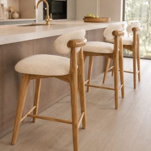 Banqueta alta desayunador Nórdica madera Paraíso Verba - SILVINA C 6