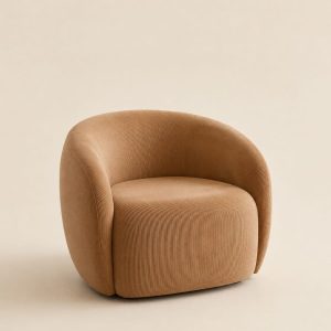 Sillón individual moderno redondo curvo Toscana - SILVINA C (6)